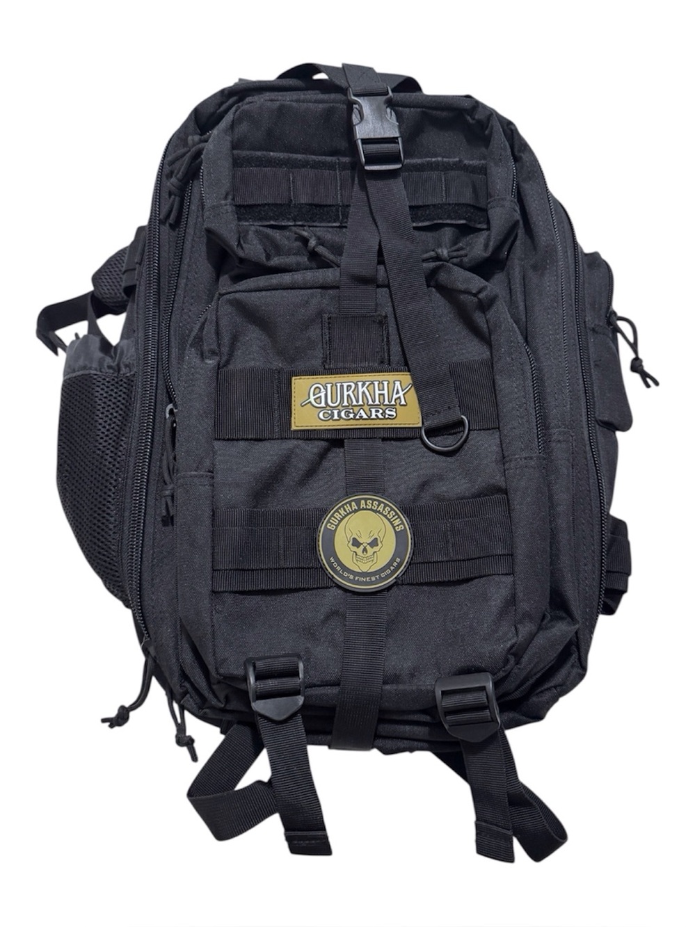 Gurkha Cigars K. Hansotia Co. Tactical Backpack Outdoors Skull Patches